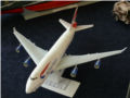 Link to photos of a paper model of the Boeing 747 400 airliner.