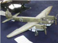 A paper model of the German Junkers Ju 88D twin-engine aircraft from World War II - photo no 1.