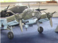 A paper model of the German Junkers Ju 88D twin-engine aircraft from World War II - photo no 2.