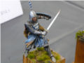 A figure of a knight in chain mail and with elements of plate armor - photo no 3.