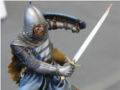 A figure of a knight in chain mail and with elements of plate armor - photo no 4.