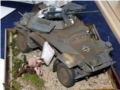 A cardboard model of the German Sd.Kfz.222 armored vehicle - photo no 2.