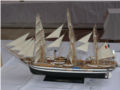 A plastic model of the Italian Amerigo Vespucci school sailing ship - photo no 3.