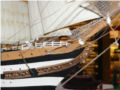 A plastic model of the Italian Amerigo Vespucci school sailing ship - photo no 5.