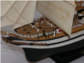 A plastic model of the Italian Amerigo Vespucci school sailing ship - photo no 6.