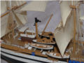 A plastic model of the Italian Amerigo Vespucci school sailing ship - photo no 7.