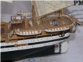 A plastic model of the Italian Amerigo Vespucci school sailing ship - photo no 9.