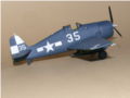 A plastic model of the Grumman F6F Hellcat aircraft - photo no 3.