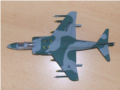 A plastic model of the AV-8B Harrier aircraft made in 1:72 scale - photo no 5.