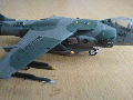 A plastic model of the AV-8B Harrier aircraft made in 1:72 scale - photo no 7.