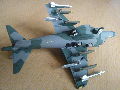 A plastic model of the AV-8B Harrier aircraft made in 1:72 scale - photo no 8.