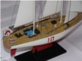 A plastic model of the Polish SY Polonez yacht - photo no 4.