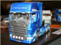 A plastic model of the Scania R500 V8 8x4 truck built from the Italeri set - photo no 2.