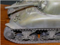 A plastic model of the American M4A1 Sherman tank - photo no 2.