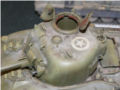 A plastic model of the American M4A1 Sherman tank - photo no 4.