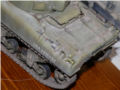 A plastic model of the American M4A1 Sherman tank - photo no 6.