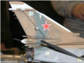 A plastic model of the Russian SU-24 bomber with variable wing geometry made in 1:48 scale - photo no 10.