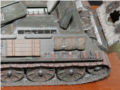 A plastic model of the Soviet T34-76 tank - photo no 2.