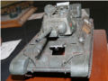 A plastic model of the Soviet T34-76 tank - photo no 5.