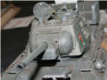 A plastic model of the Soviet T34-76 tank - photo no 6.