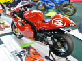 A plastic model of the Yamaha YZR500 motorcycle made from the Tamiya set - photo no 3.