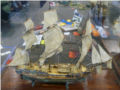 A wooden model of the British HMS Juno frigate from 1780 - photo no 1.