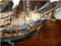 A wooden model of the British HMS Juno frigate from 1780 - photo no 6.