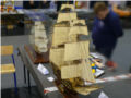 A wooden model of the Spanish Santisima Trinidad sailing ship of the line - photo no 2.