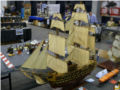 A wooden model of the Spanish Santisima Trinidad sailing ship of the line - photo no 3.