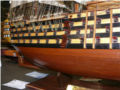 A wooden model of the Spanish Santisima Trinidad sailing ship of the line - photo no 7.