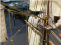 A wooden model of the Spanish Santisima Trinidad sailing ship of the line - photo no 25.