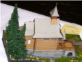 Paper model of the chapel in Jaszczurówka in Zakopane, Poland - photo no 6.