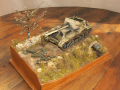 A diorama with a plastic model of the Archer self-propelled anti-tank gun from the 7th Anti-tank Regiment of the Polish II Corps - photo no 3.