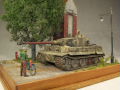 Link to photos of a diorama with a plastic model of the atypical Tiget tank