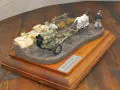 A diorama with a plastic model of the Nebelwerfer 42 missile weapon from WW2 - photo no 2