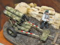 A diorama with a plastic model of the Nebelwerfer 42 missile weapon from WW2 - photo no 9