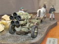 A diorama with a plastic model of the Nebelwerfer 42 missile weapon from WW2 - photo no 10