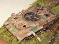 The diorama entitled The Wittmann's Last Tiger contains 2 tank plastic models of the German Tiger and the American Sherman Firefly with the Polish crew - photo no 14