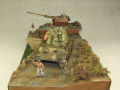 A diorama with plastic models of prototype anti-aircraft weapon from the end of WWII - Heimdall and 5,5 cm Gerat 58 - photo no 3