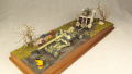 Diorama with plastic models of the SdKfz 8 armored vehicle and the PaK 44 anti-tank gun - photo no 3