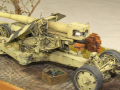 Diorama with plastic models of the SdKfz 8 armored vehicle and the PaK 44 anti-tank gun - photo no 15