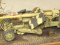 Diorama with plastic models of the SdKfz 8 armored vehicle and the PaK 44 anti-tank gun - photo no 16