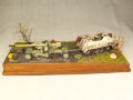 Link to photos of a diorama with plastic models of the SdKfz 8 armored vehicle and the PaK 44 anti-tank gun.