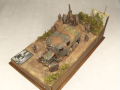 The diorama represents a scene taking place on a narrow road somewhere in Italy in 1943 - photo no 2