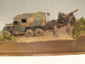 The diorama represents a scene taking place on a narrow road somewhere in Italy in 1943 - photo no 3