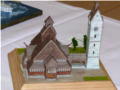 Link to photos of the model of Vang Church in Karpacz.