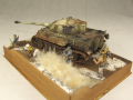 A diorama with a plastic model of the Tiger tank, inspired by a photograph showing a scene from the Eastern Front of World War II - photo no 2