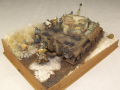 A diorama with a plastic model of the Tiger tank, inspired by a photograph showing a scene from the Eastern Front of World War II - photo no 4