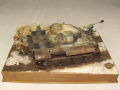 A diorama with a plastic model of the Tiger tank, inspired by a photograph showing a scene from the Eastern Front of World War II - photo no 5