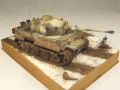 A diorama with a plastic model of the Tiger tank, inspired by a photograph showing a scene from the Eastern Front of World War II - photo no 6